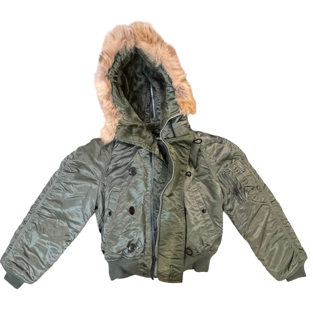 Vintage 1970s Corinth Mfg Co B-15 Flight Jacket Made in USA Medium‎